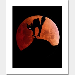 cats moon patrol Posters and Art